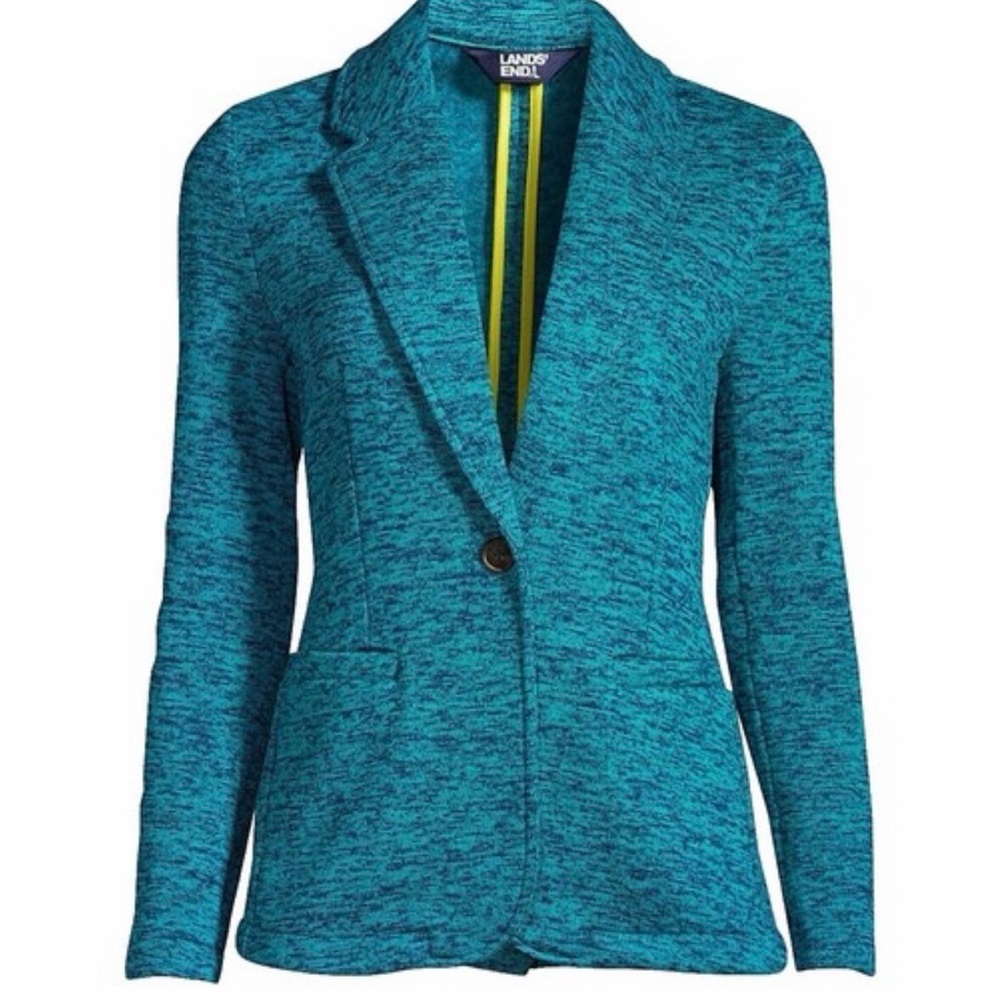 Lands' End Women's Teal Blazer